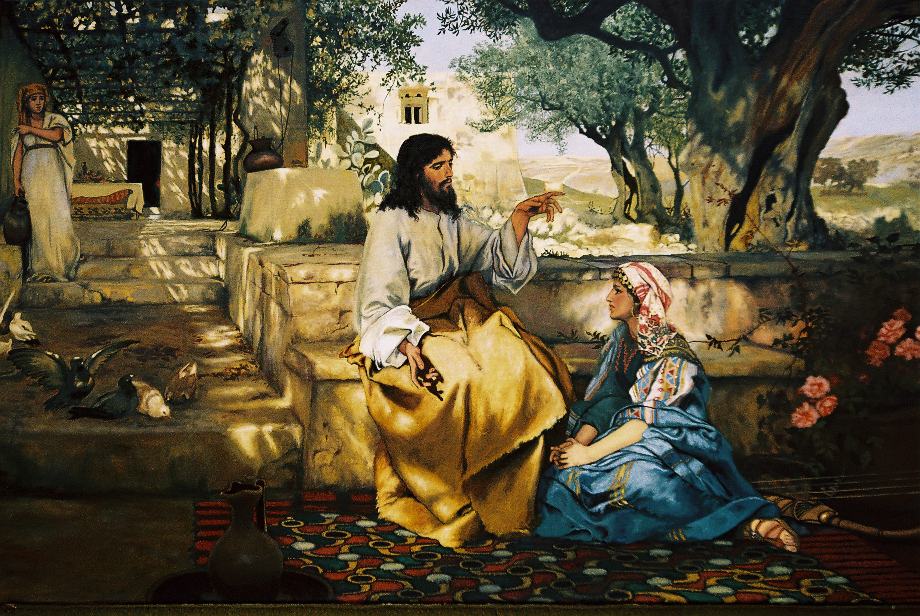 Chrystus w domu Marii i Marty