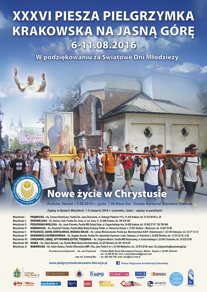 Pielgrzymka 2016 - plakat