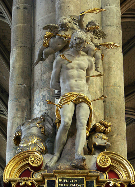 św. Sebastian - katedra w Amiens